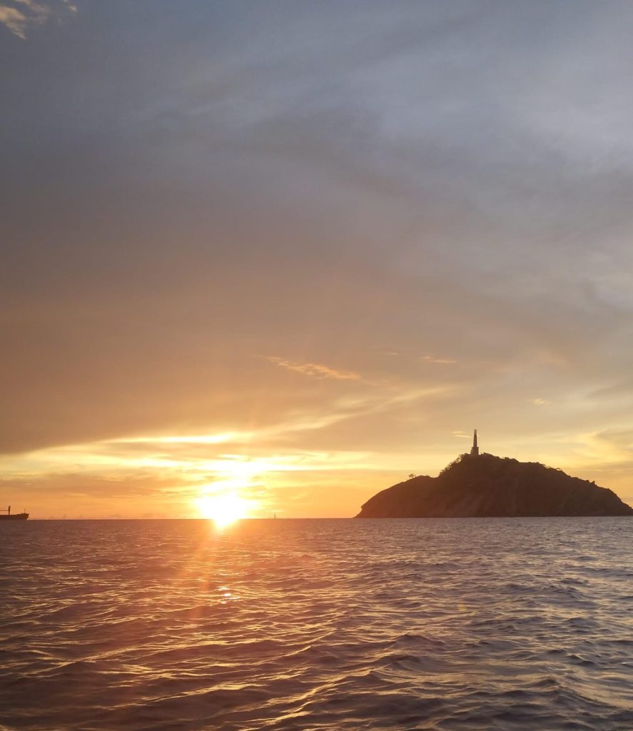 Sunset at Santa Marta Bay, Colombia