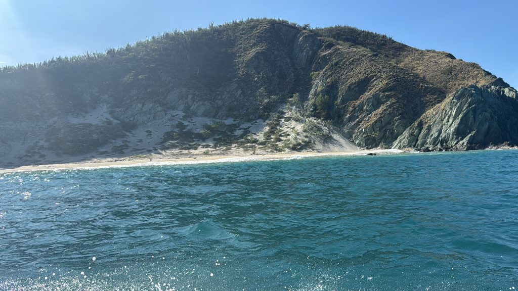 Hills and beaches along the Santa Marta coast.