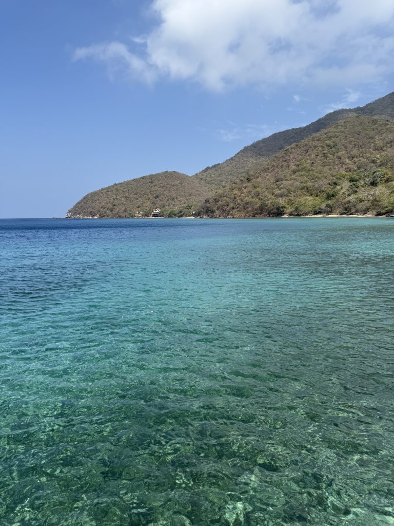 Clear, green waters in Cinto